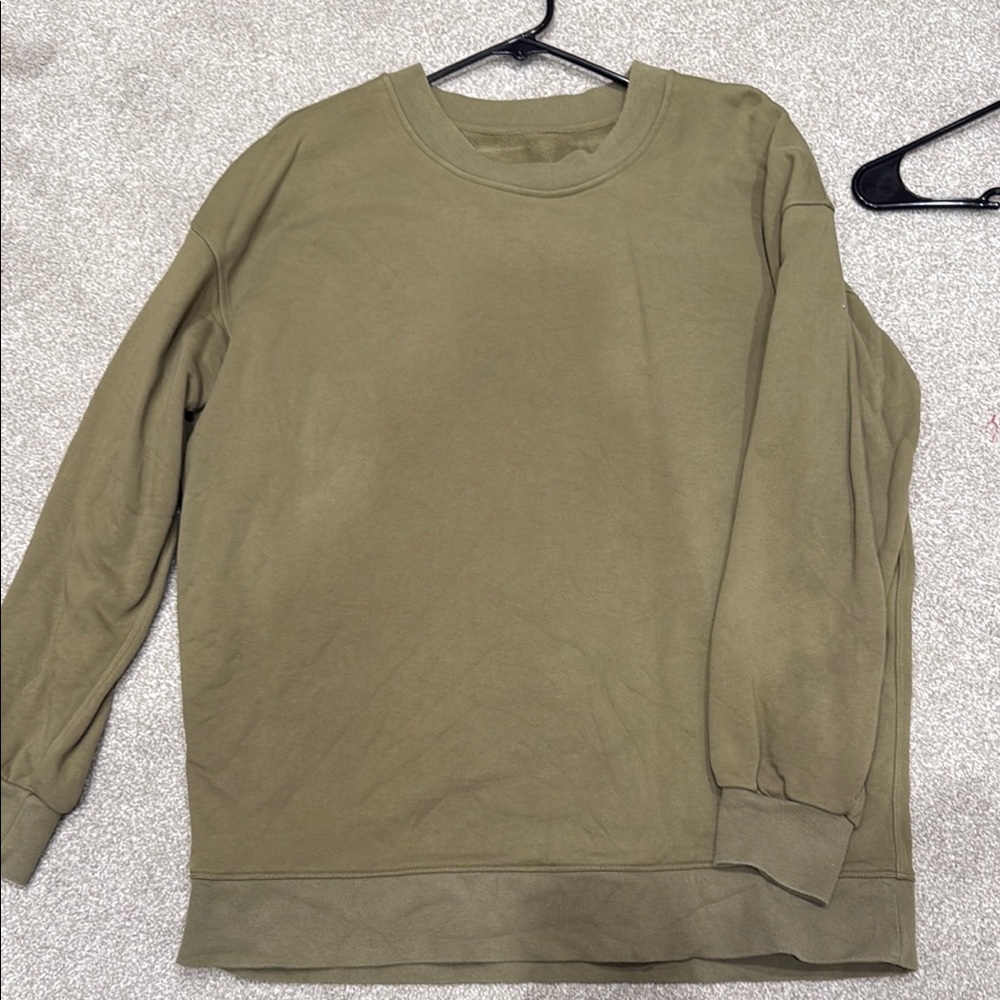 Lululemon Bronze Green Sweatshirt